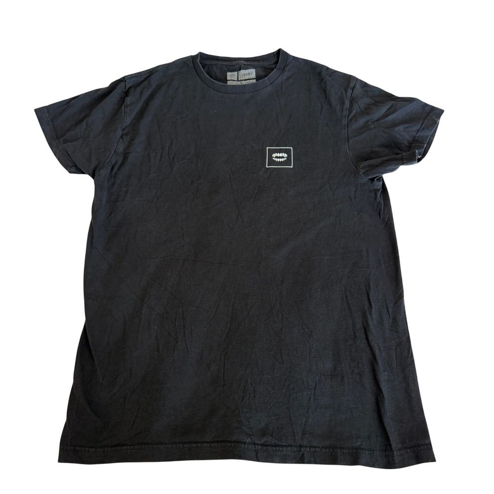 CHOMP Men's Black Graphic T-Shirt Short Sleeve Medium